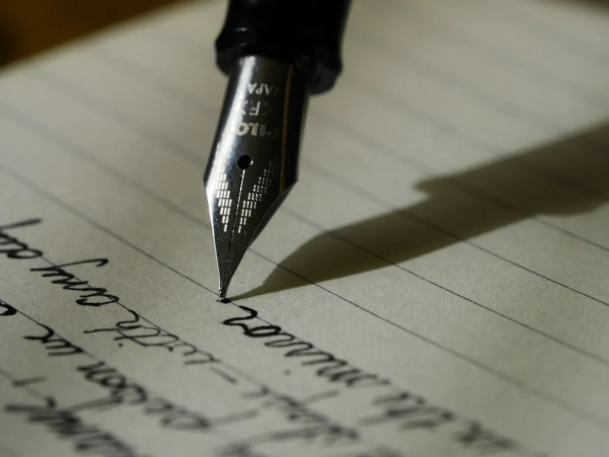 A quiet moment for writing and reflection